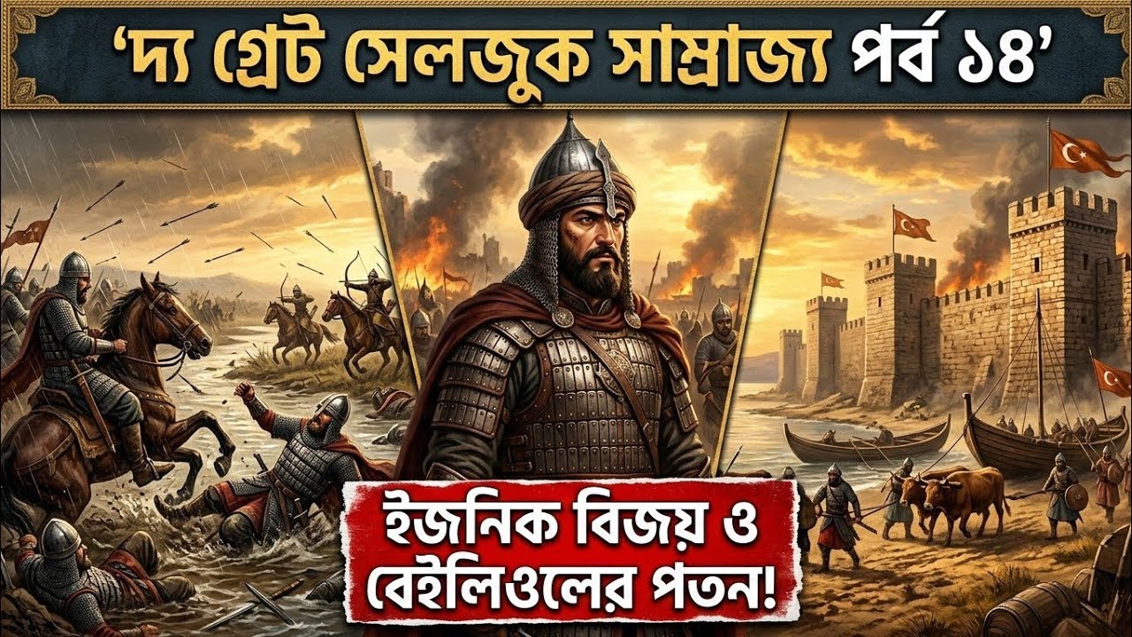 সুলেমান শাহর মহাবিজয়: ইজনিক দখল ও রুম সালতানাতের অভ্যুদ্বয়! দ্য গ্রেট সেলজুক সাম্রাজ্য পর্ব (১৪)।