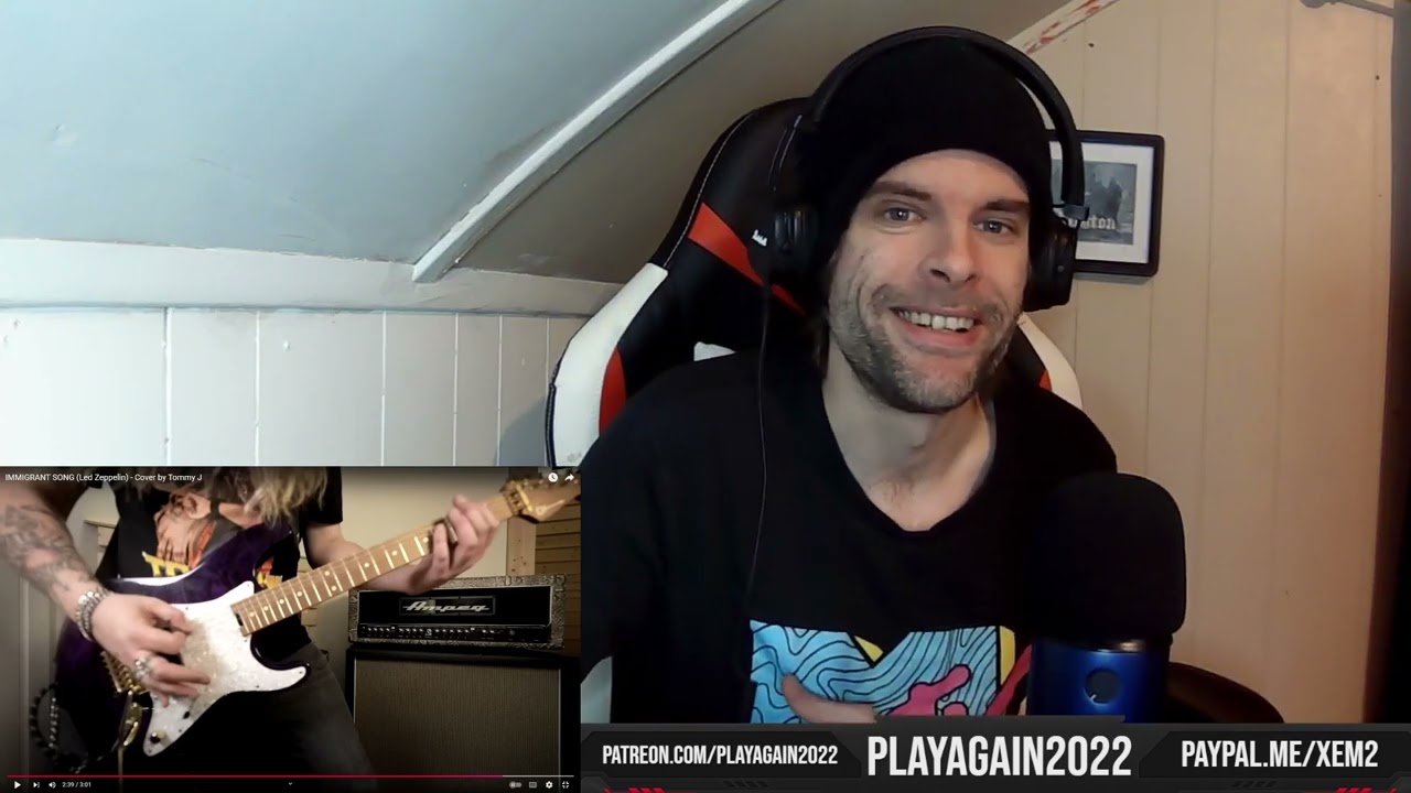 Tommy Johansson - Immigrant Song (Led Zeppelin) (First Time Reaction)