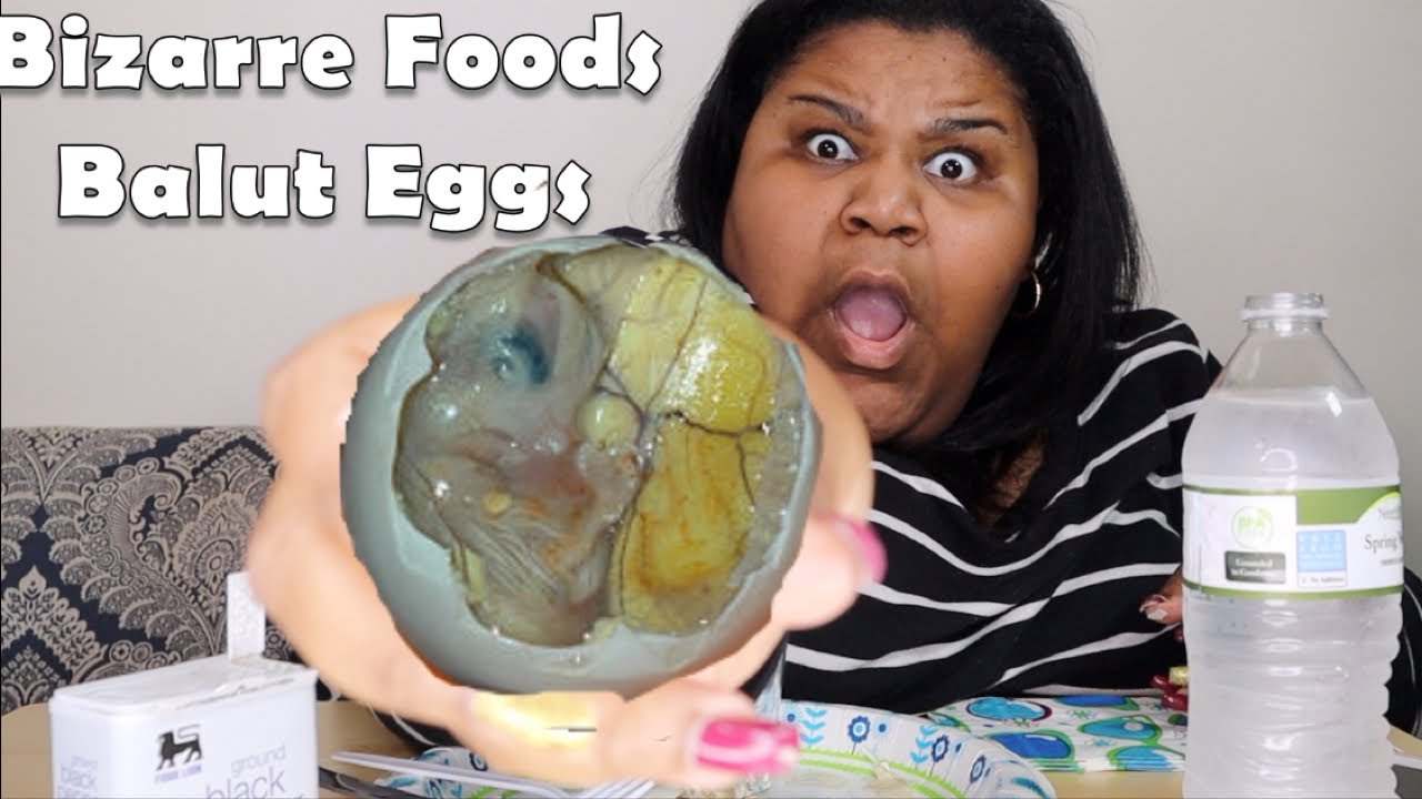 BIZARRE FOODS- PRISSY P TRIES BALUT! ( DUCK EMBRYO) BALUT