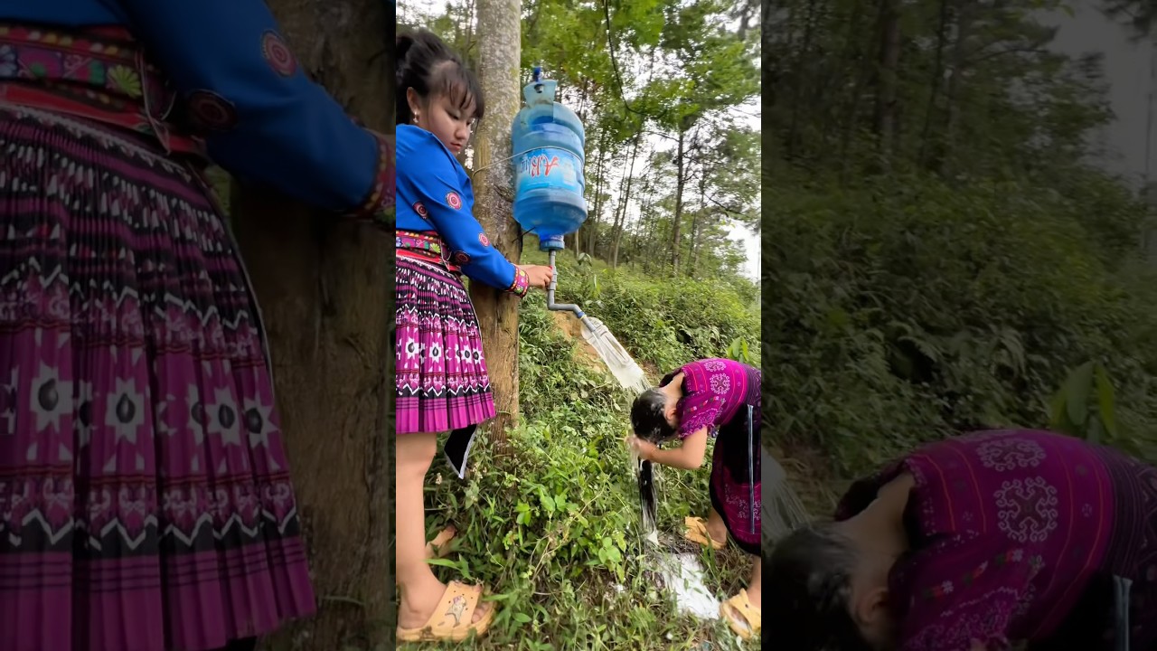 Wow! SMART idea and USEFUL with saving water #camping #singlemom #outdoors #useful