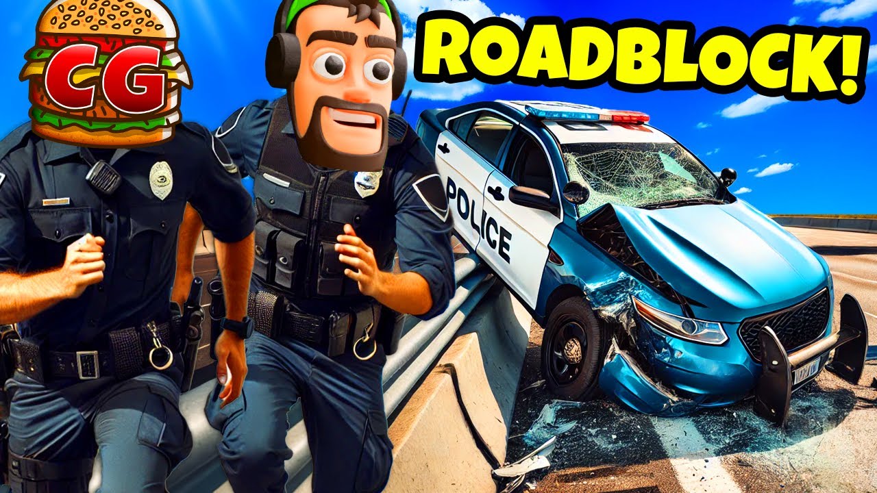BAD Police Officers Set Up TERRIBLE ROADBLOCK in Police Simulator!