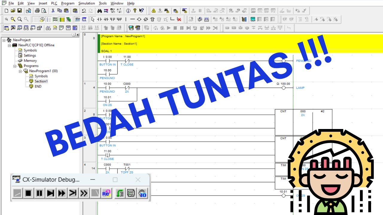 Jarang Dibahas! Fungsi Bagian-Bagian Software CX-Programmer (Full Review) | Belajar PLC Omron #5