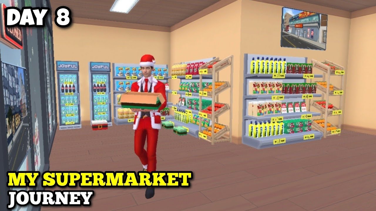 Goods Restock With My Assistant. MY SUPERMARKET JOURNEY.DAY 8. (IOS,ANDROID) #mysupermarketjourney
