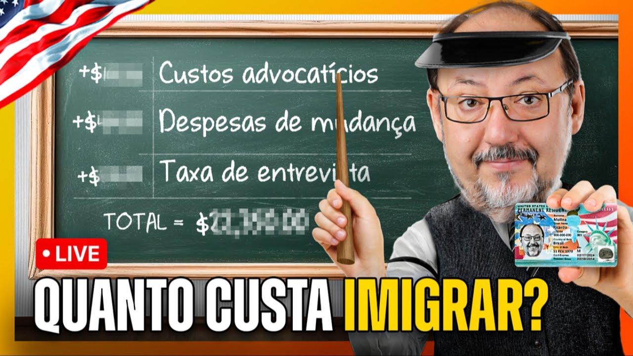 🔴 QUANTO CUSTA IMIGRAR PARA OS EUA EM 2024?