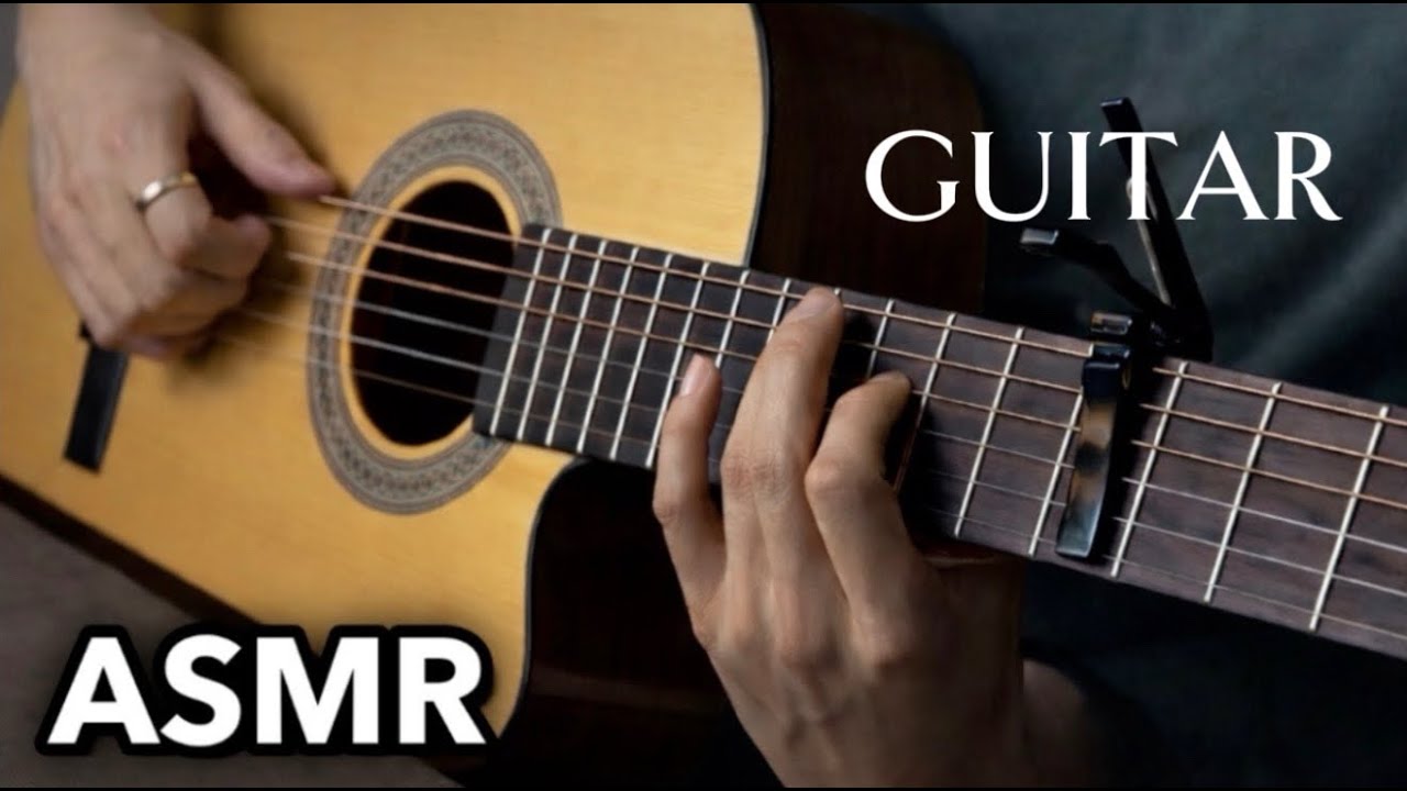 [ASMR] e-kitten plays relaxing guitar to ease your mind