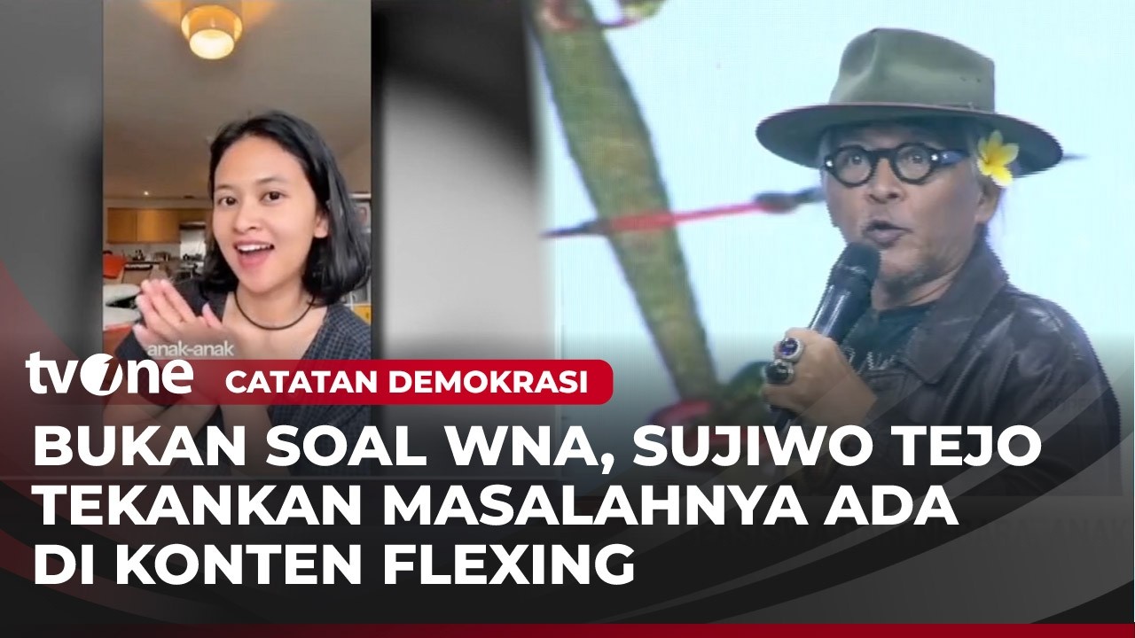 Sujiwo Tejo: Masalah Dwi Sasetyaningtyas hanya Ada di Konten Flexingnya | Catatan Demokrasi tvOne