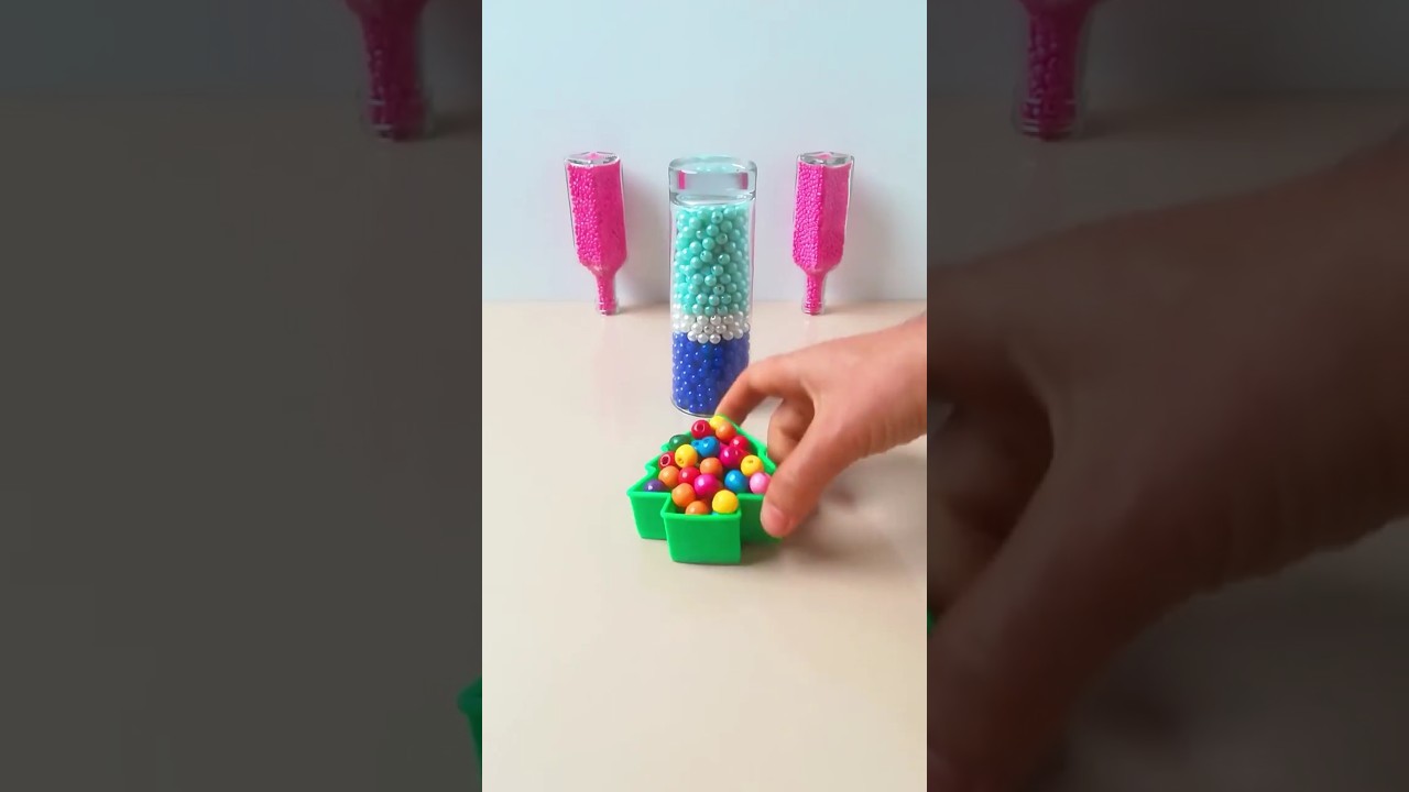 Satisfying Reverse Beads, ASMR, Beads 🌲🌲🌲  #satisfying #asmr #reverse