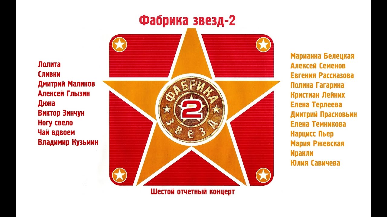 Фабрика звёзд-2 - Шестой отчетный концерт
