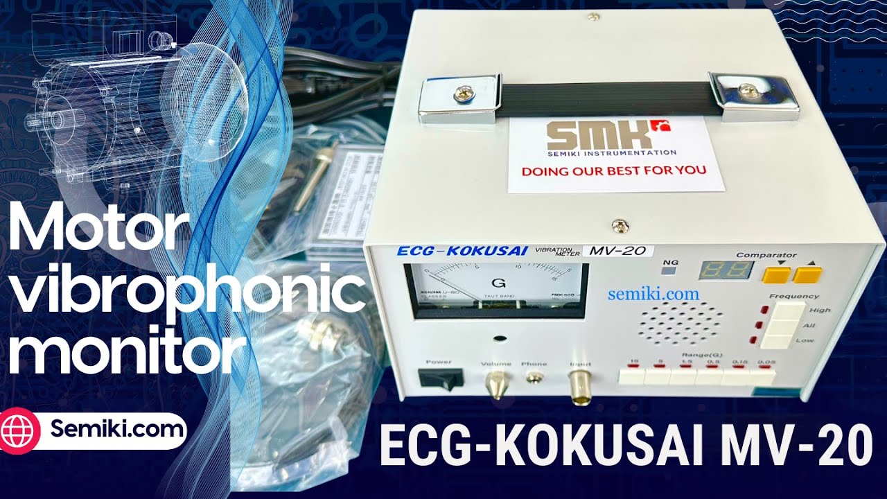 MÁY ĐO ĐỘ RUNG MOTOR |ECG-KOKUSAI MV-20 Motor vibrophonic monitor|semiki.com