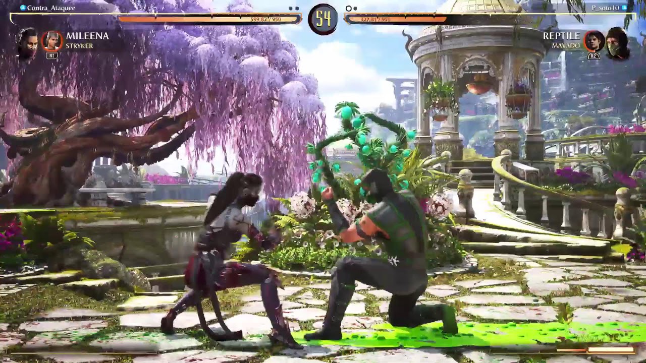 Jogando kl mortal  Kombat  1