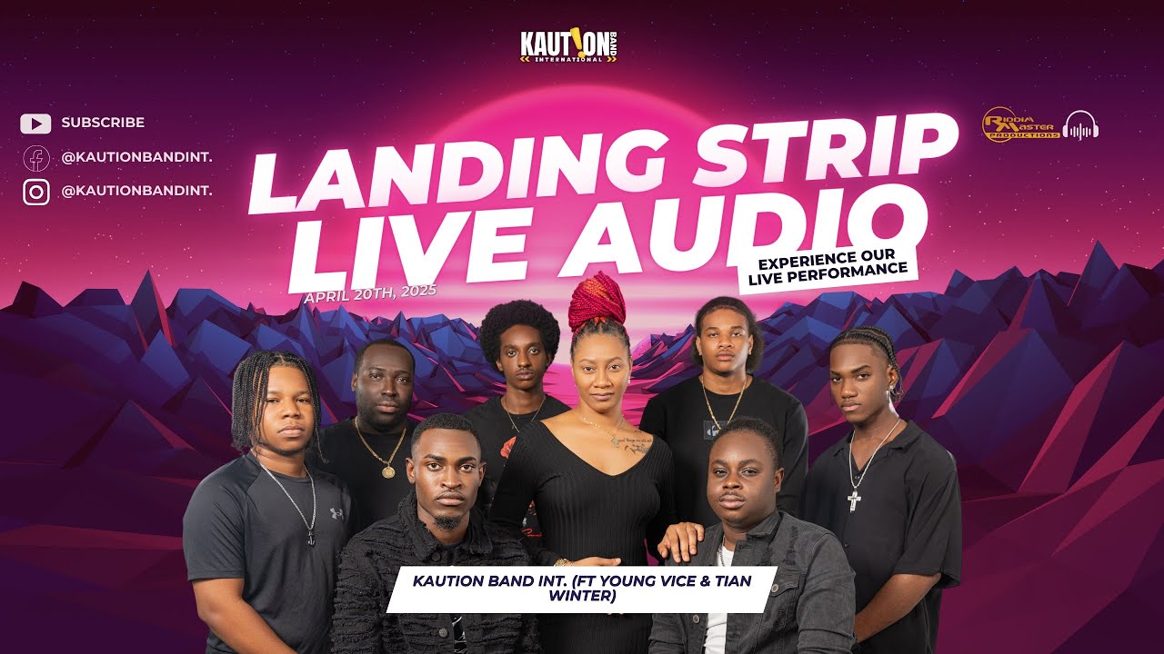 KAUTION BAND INT. - LANDING STRIP (LIVE AUDIO) #music #soca
