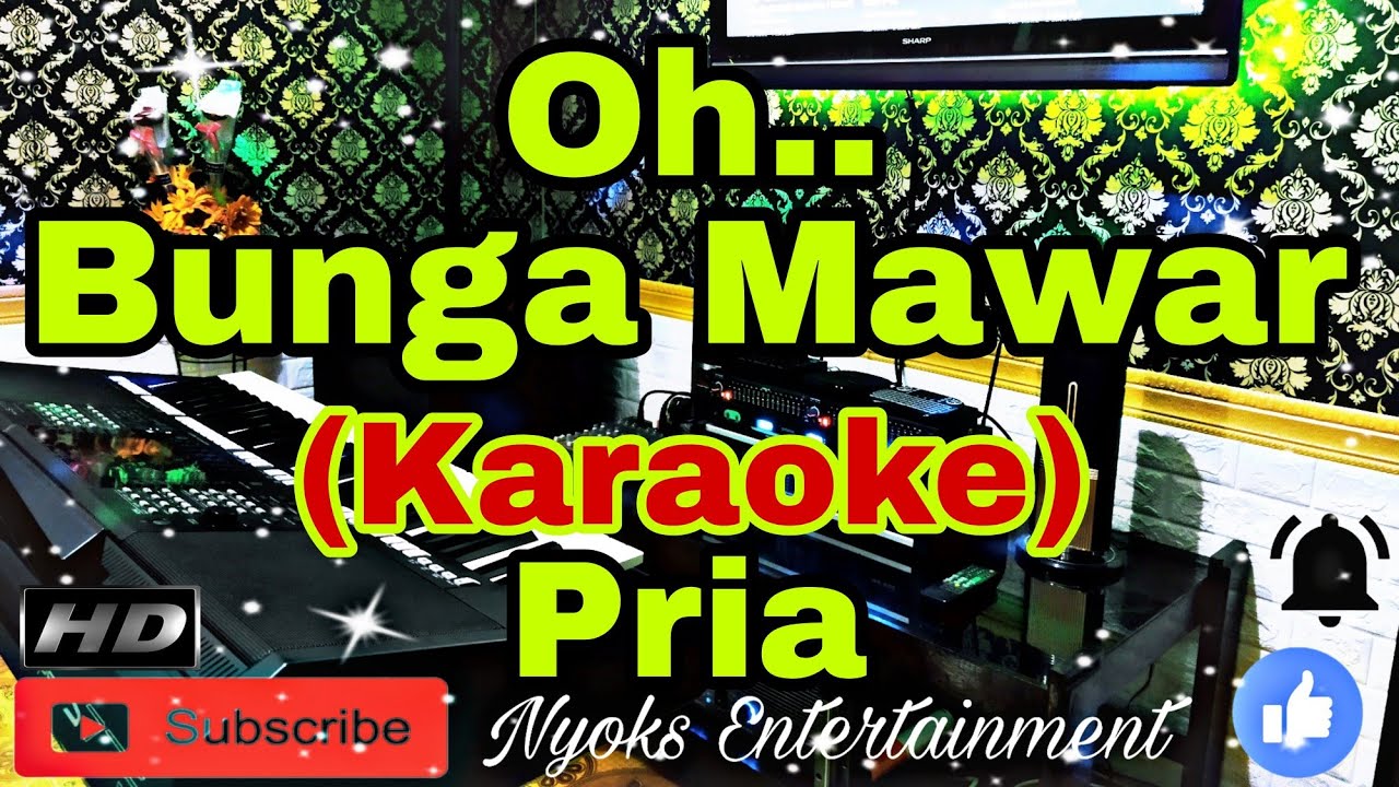 OH BUNGA MAWAR - The Mercys (KARAOKE) Melayu || Nada Pria BES=DO