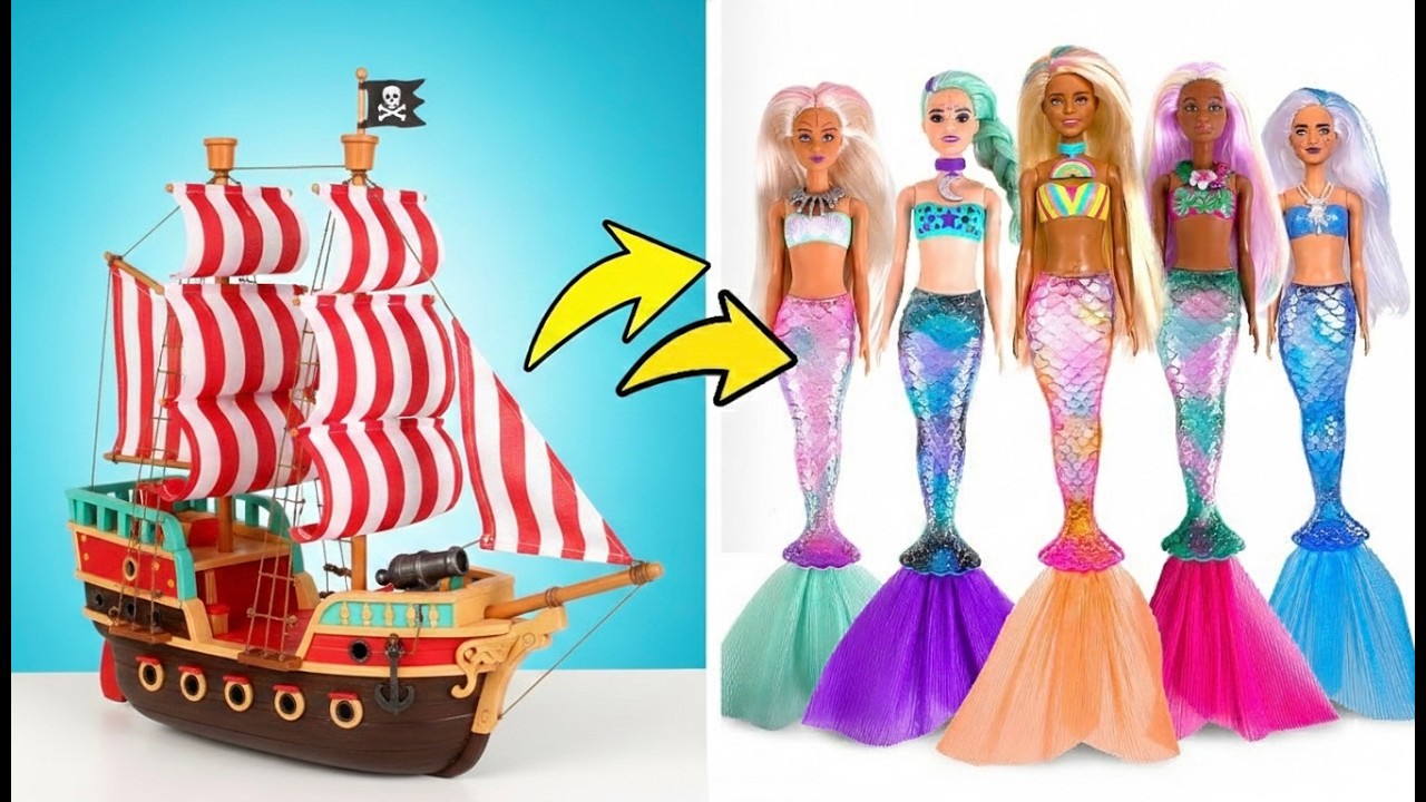 Unboxing Barbie Color Reveal - Série Sirènes