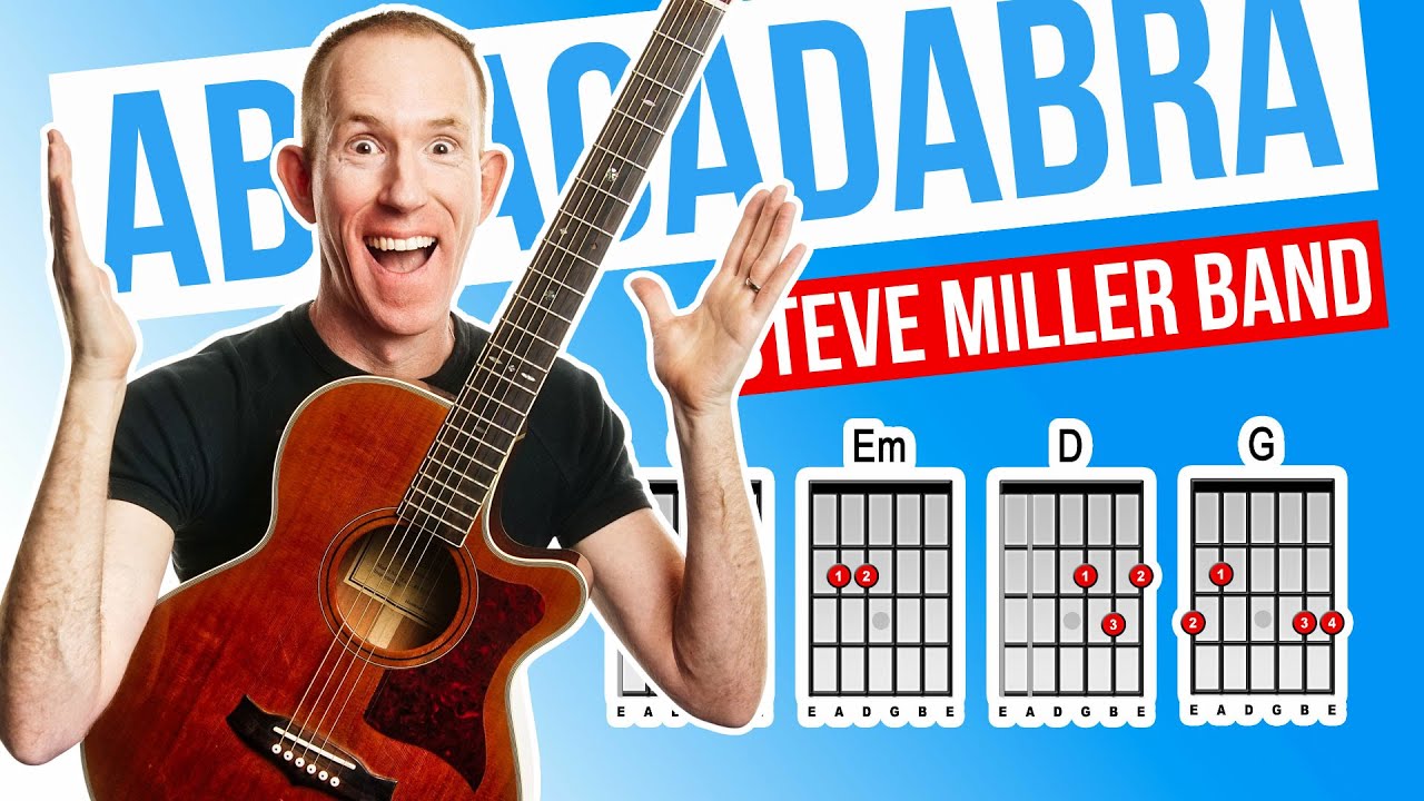 Abracadabra ★ Steve Miller Band ★ Acoustic Guitar Lesson [with PDF]