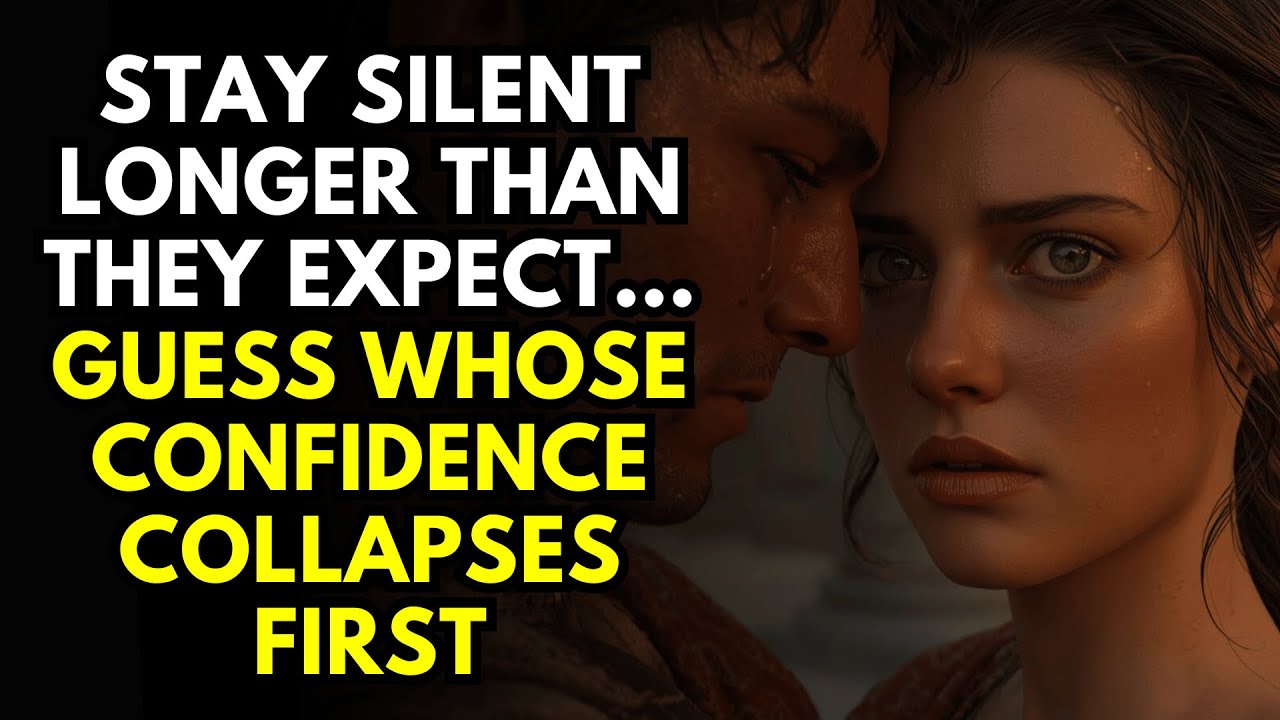 Stay Silent Longer Than They Expect… Guess Whose Confidence Collapses First | Stoicism