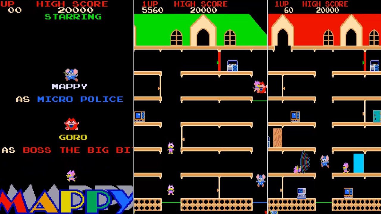 AMIGA Mappy MOUSE Bally Midway Namco PORT CONVERSION JOTD First Early Alpha Tease EAB Indie Retro Ne