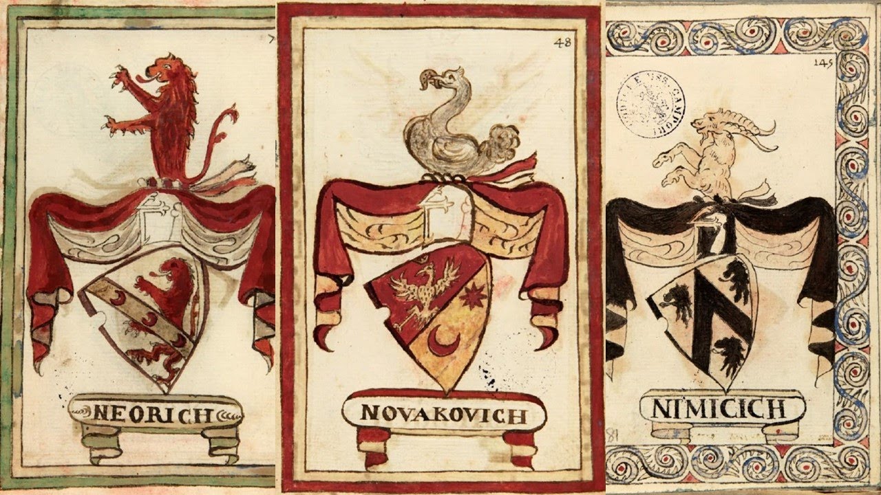 Bosnian Serbian Illyrian Coats of Arms