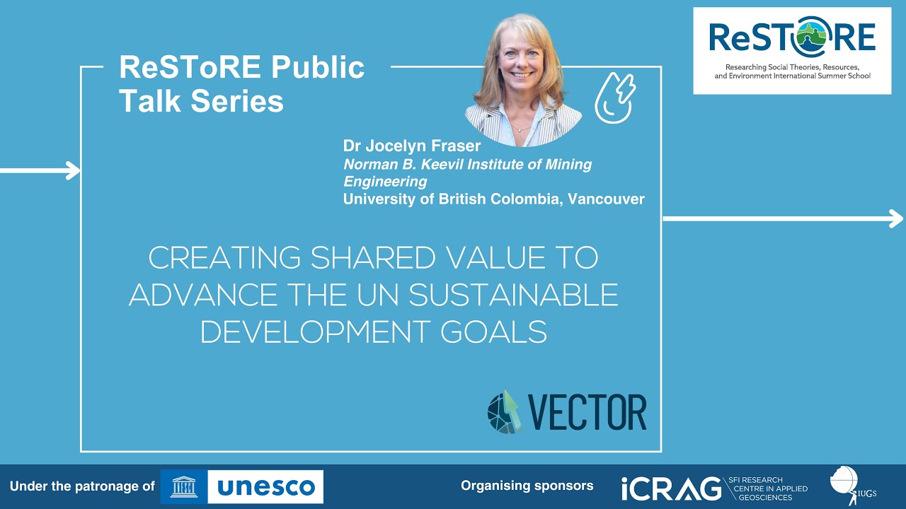 ReSToRE 3: Dr Jocelyn Fraser - Creating Shared Value to Advance the UN Sustainable Development Goals