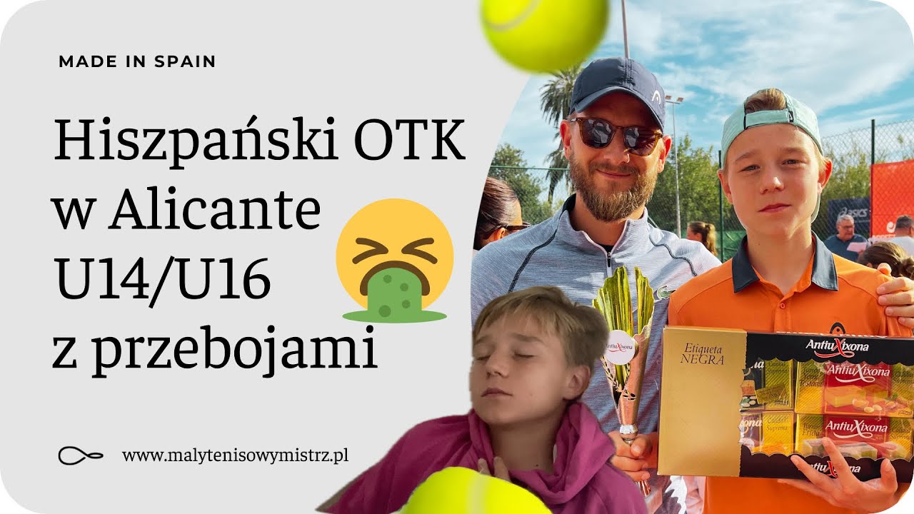 Janek na turniejach w Alicante U14 & U16 z przebojami | XIV Torneo Nacional de Tenis Antiu Xixona