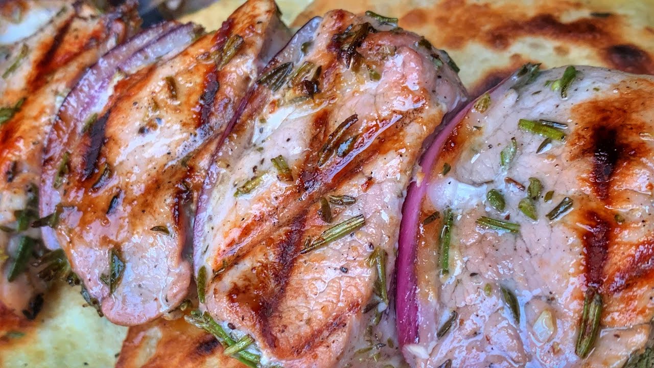 Souvlaki Kebap mit selbstgemachtem Tsatziki, zart und saftig! - Westmünsterland BBQ