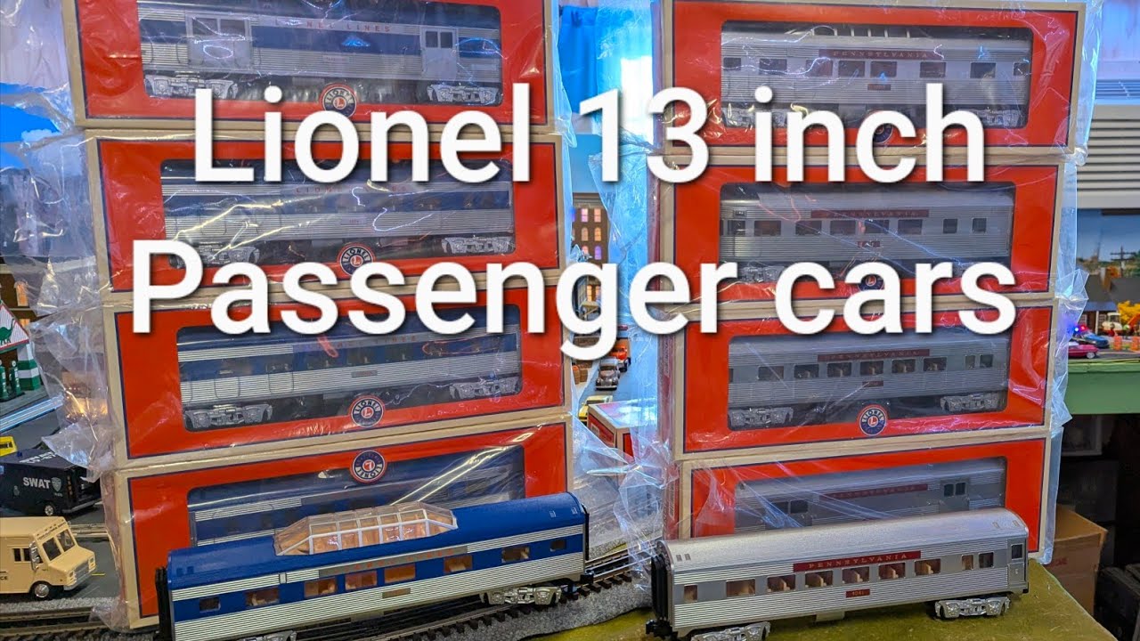 Пассажирские вагоны Lionel 13 дюймов
