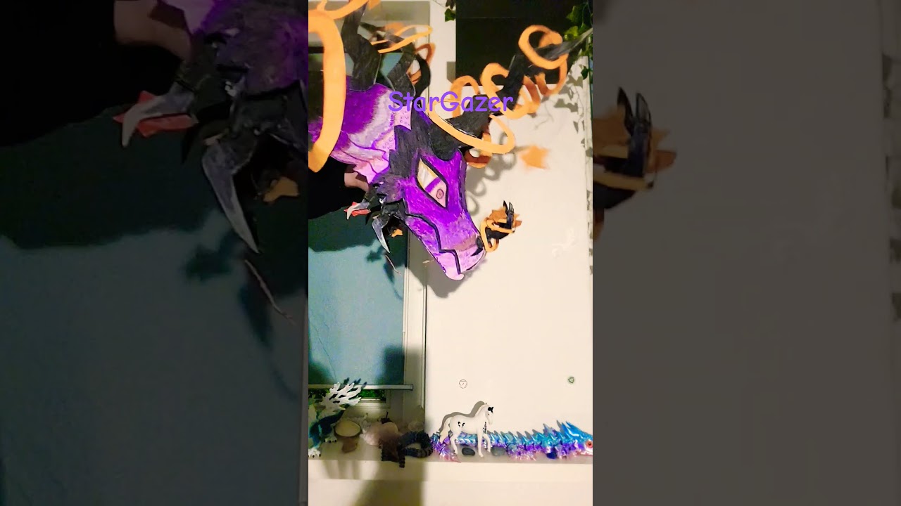 Questions for my DWAHGONS #Dragonpuppet#Paperdragon#Funy#Shorts#Art#Craft#Fyp