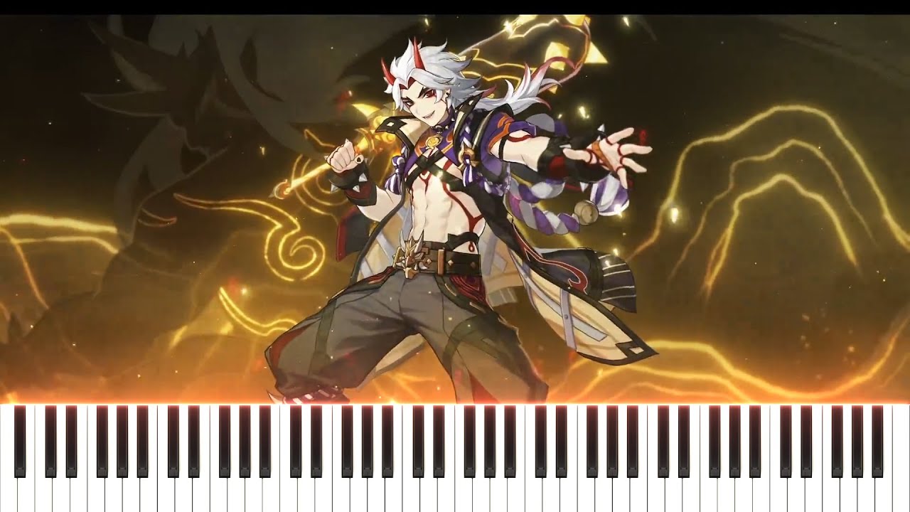 『Arataki Itto Demo / 荒瀧一斗 実戦紹介』Genshin Impact OST | 原神OSTピアノ