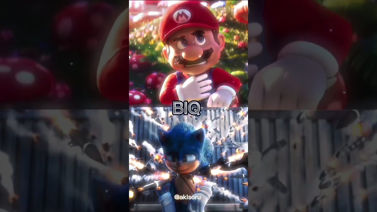 Mario vs Sonic | #edit #shorts #1v1 #mario #sonic #edits
