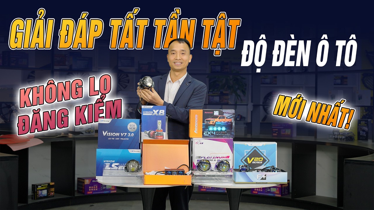 Giải Đáp Tất Tần Tật Các Câu Hỏi Về Độ Đèn Ô Tô? Độ đèn Có Đăng Kiểm Được Không?