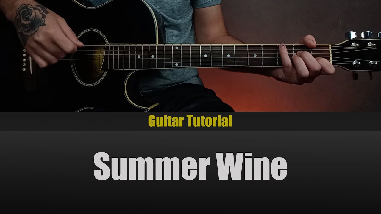 Summer Wine - Lana Del Rey | Easy Guitar Lesson Tutorial with Chords/Tabs and Lyrics