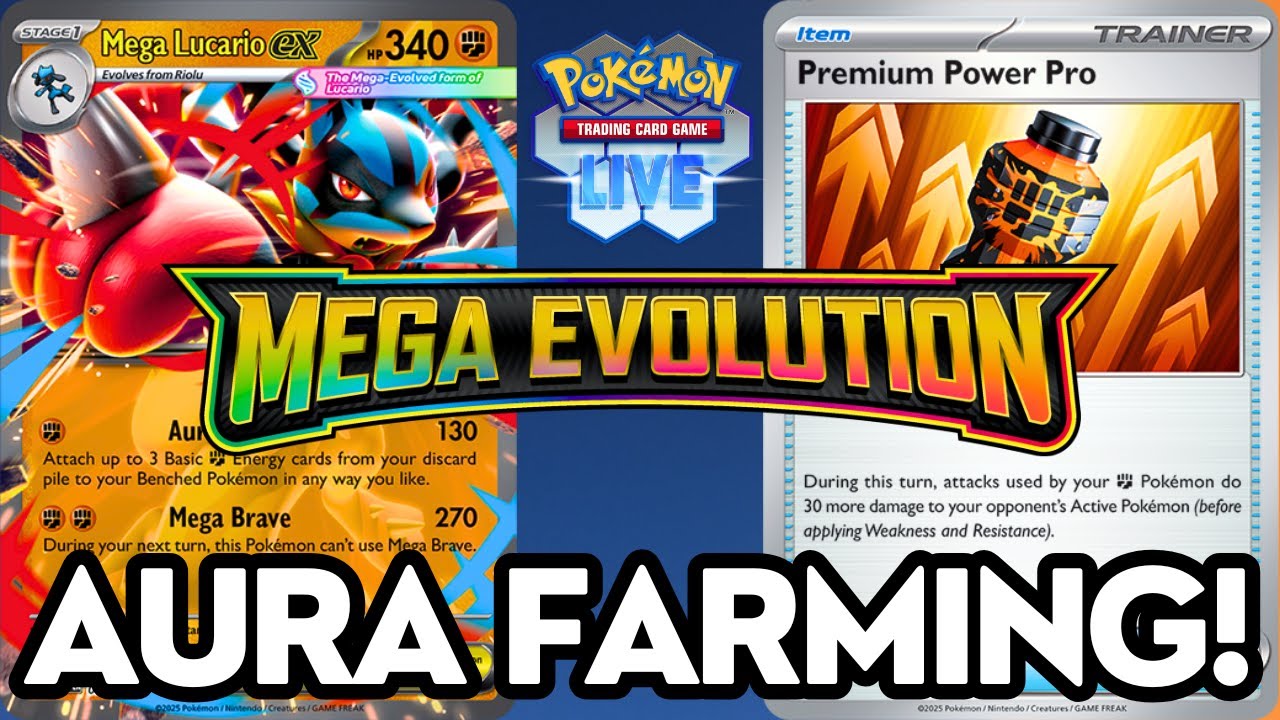 Mega Lucario ex &mdash; лучшая новая колода Mega Evolution!