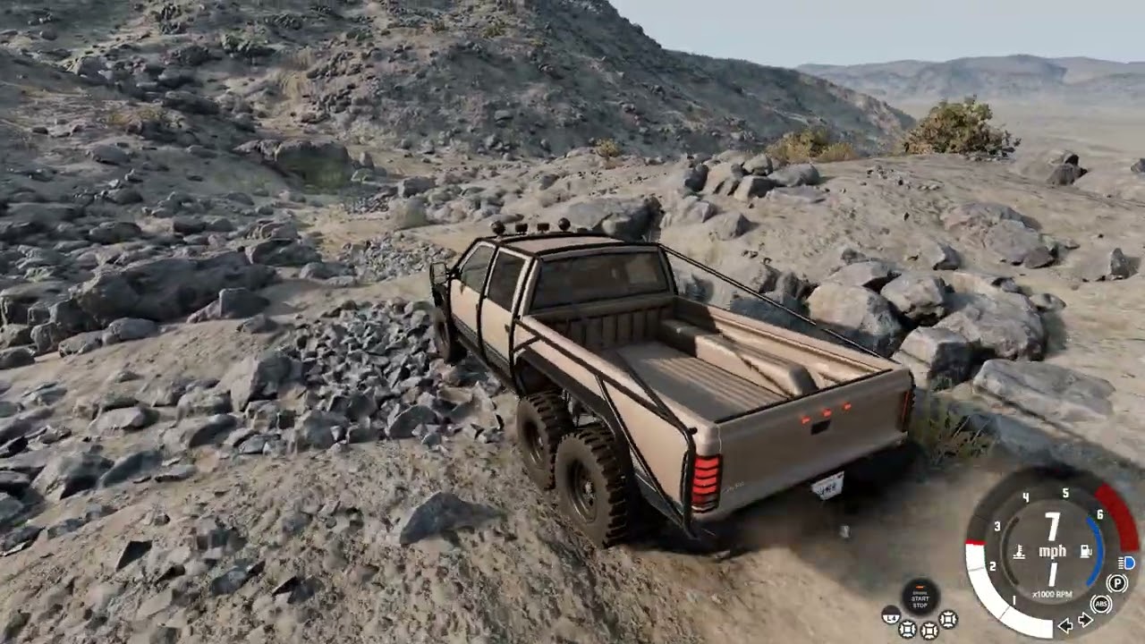 BeamNG drive  джип 6х6