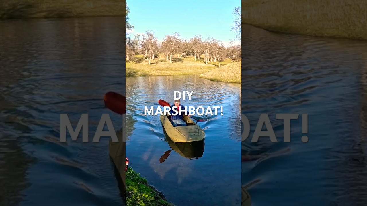 DIY MARSHBOAT #duckhunting #fishing #duckboat