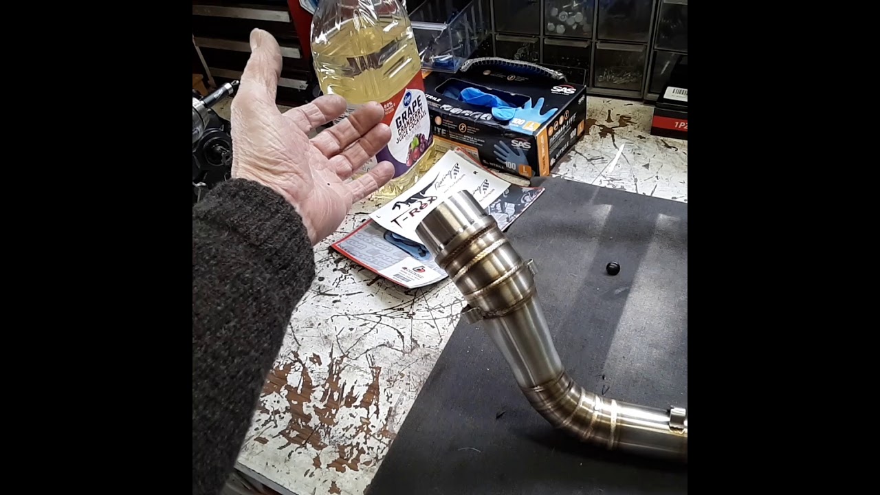 Vader 141 prep for single exhaust.