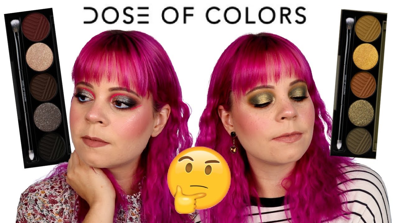 NEW Dose Of Colors palettes! Smokey Soirée and Cutting edge | 2 Looks and REVIEW