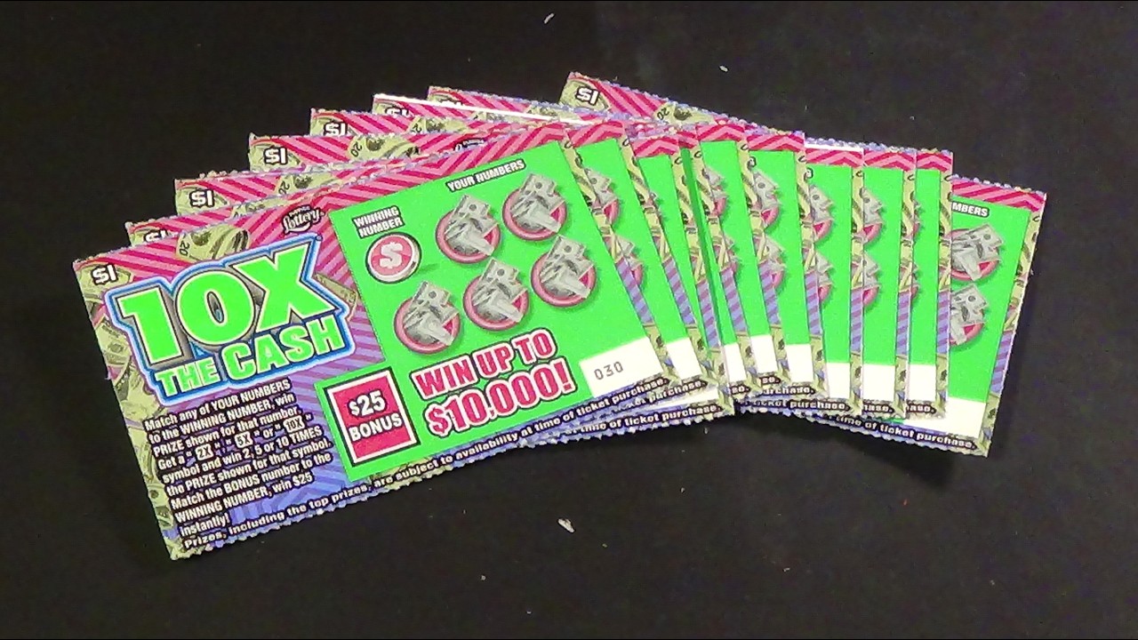 SOOD 1712: TEN $1 10X THE CASH FL Lottery Scratch Tickets
