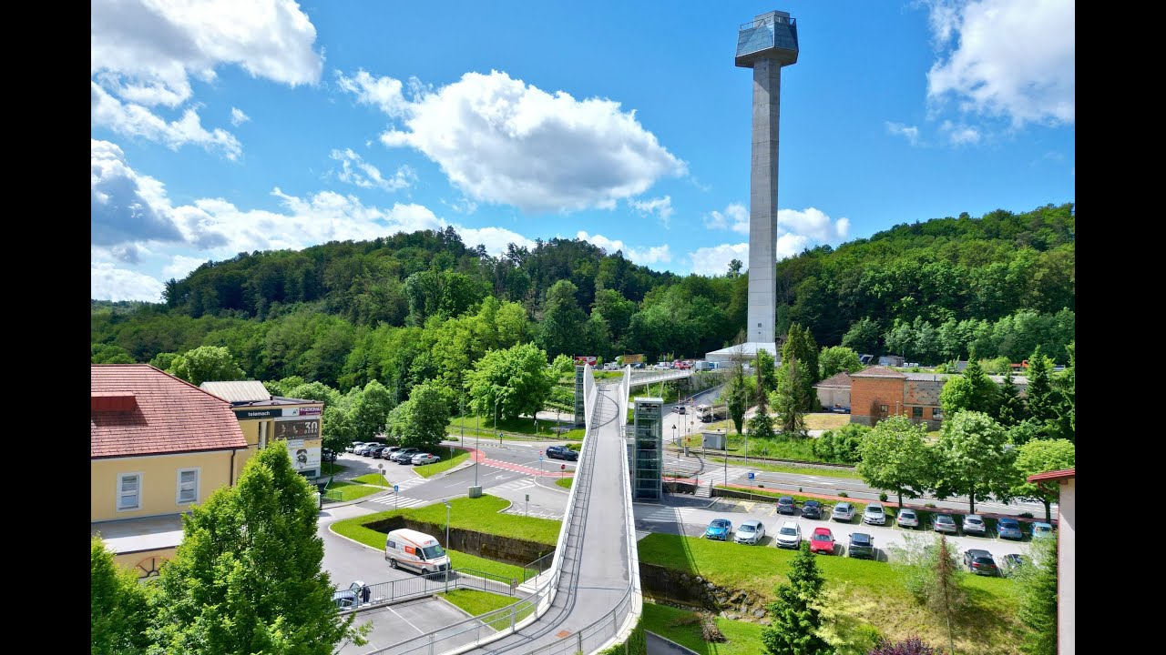 Gradnja razglednega stolpa Kristal / Construction of the Kristal observation tower