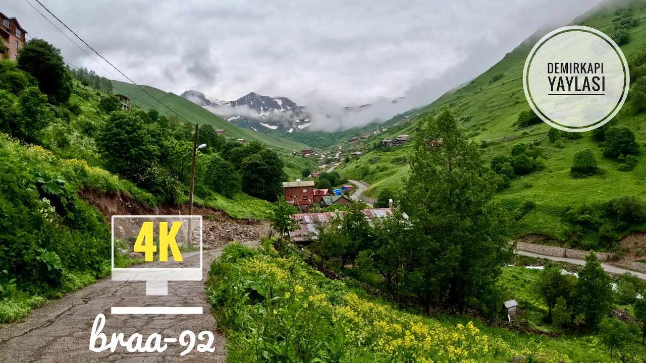الطبيعة و جمالها تتحدث ( قرية ديمركابي اوزنقول طرابزون ) - Demirkapı Trabzon Turkey ( 4K  - GoPro )