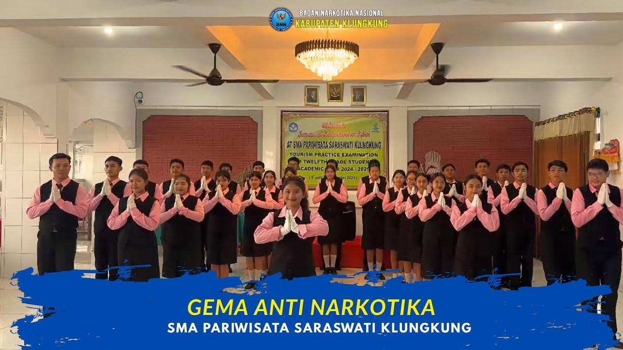 GEMA ANTI NARKOTIKA SMA PARIWISATA SARASWATI KLUNGKUNG