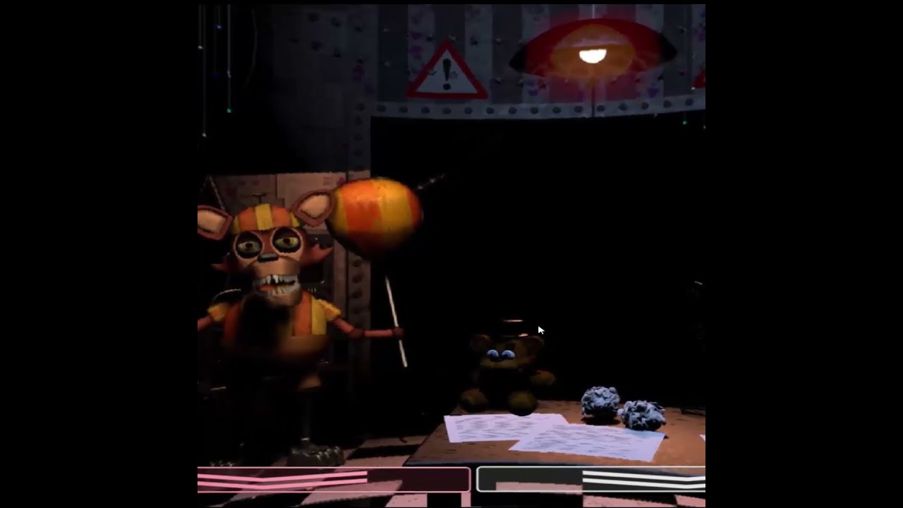 Balloon Foxy The Pirate in FNaF 2 (FNaF Jumpscares)