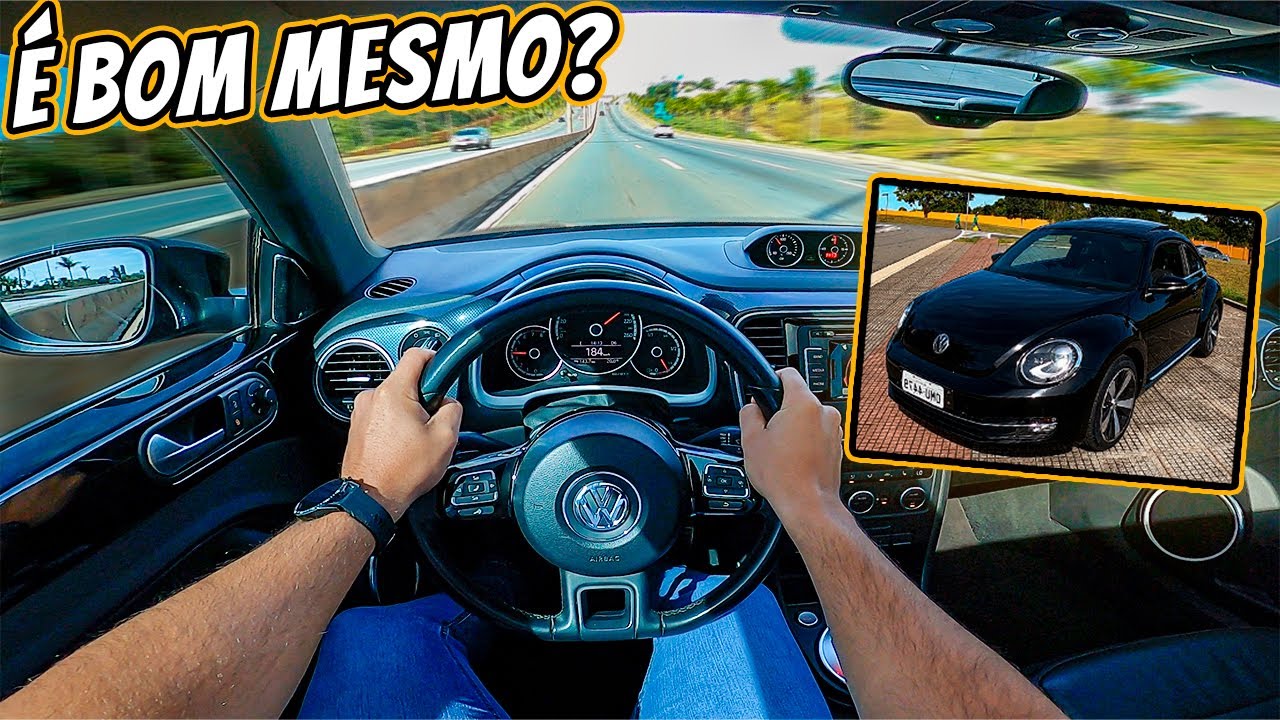 Primeira vez dirigindo o Volkswagen Fusca TSI