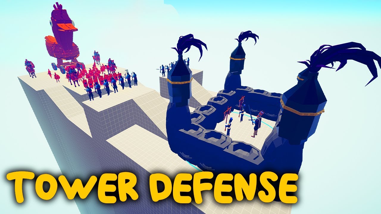 FIREWORK ARCHERS VS ARMY OF UNITS-TOWER DEFENSE #6 | TABS - Totally Accurate Battle Simulator