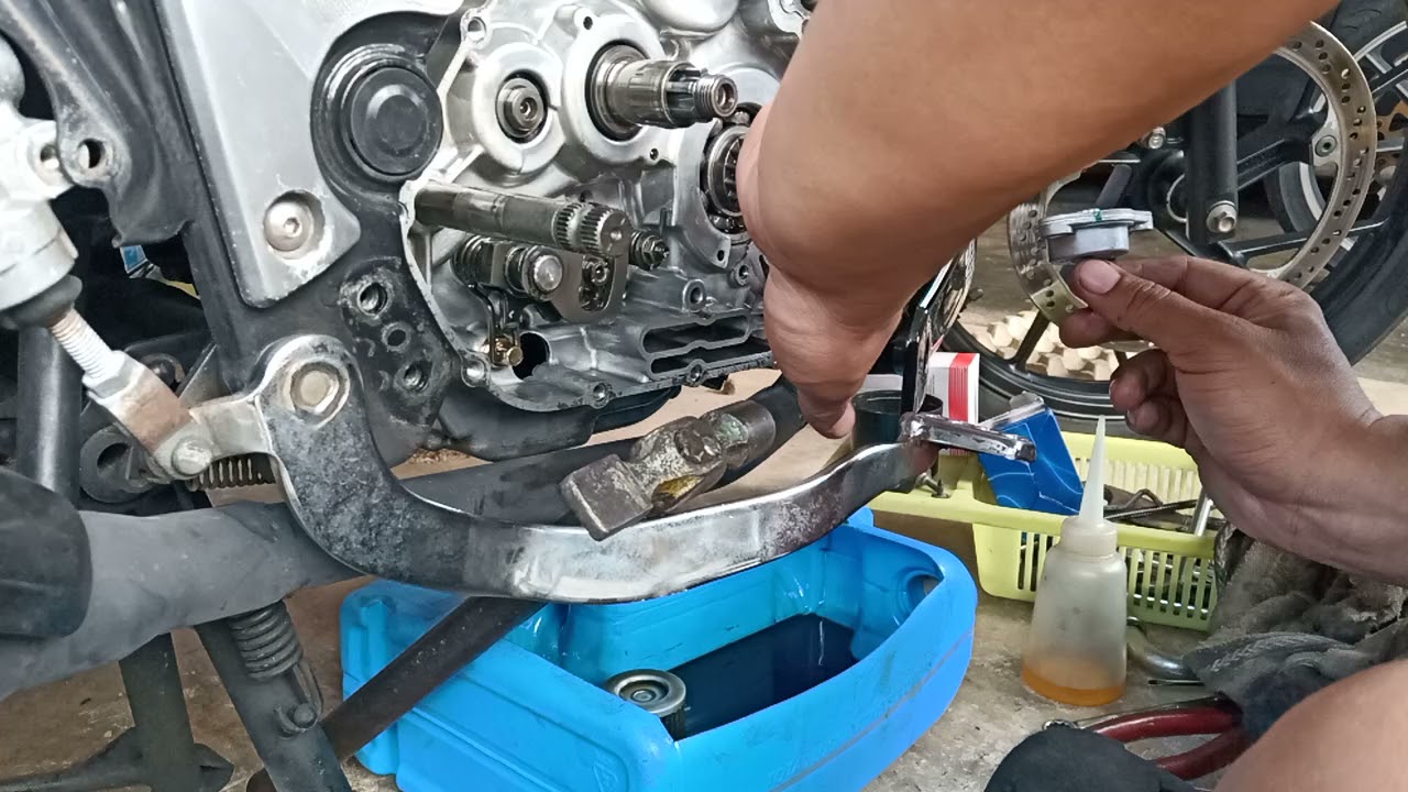 Cara pasang oil pump Suzuki 150 belang/satria fu/raider