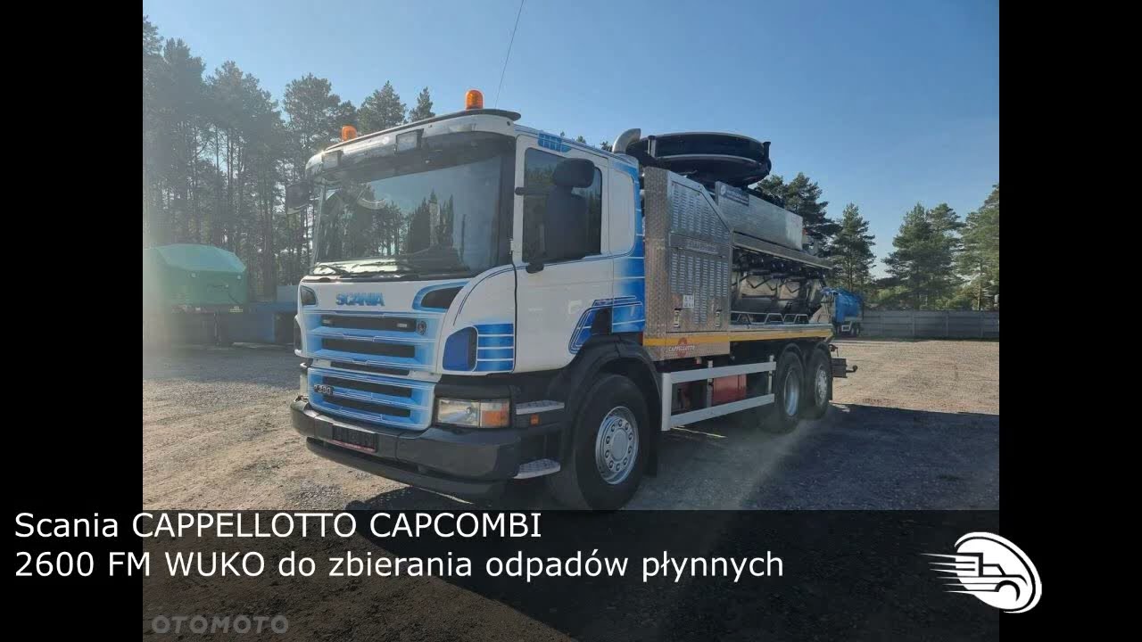 Scania CAPPELLOTTO CAPCOMBI 2600 FM WUKO do zbierania odpadów płynnych
