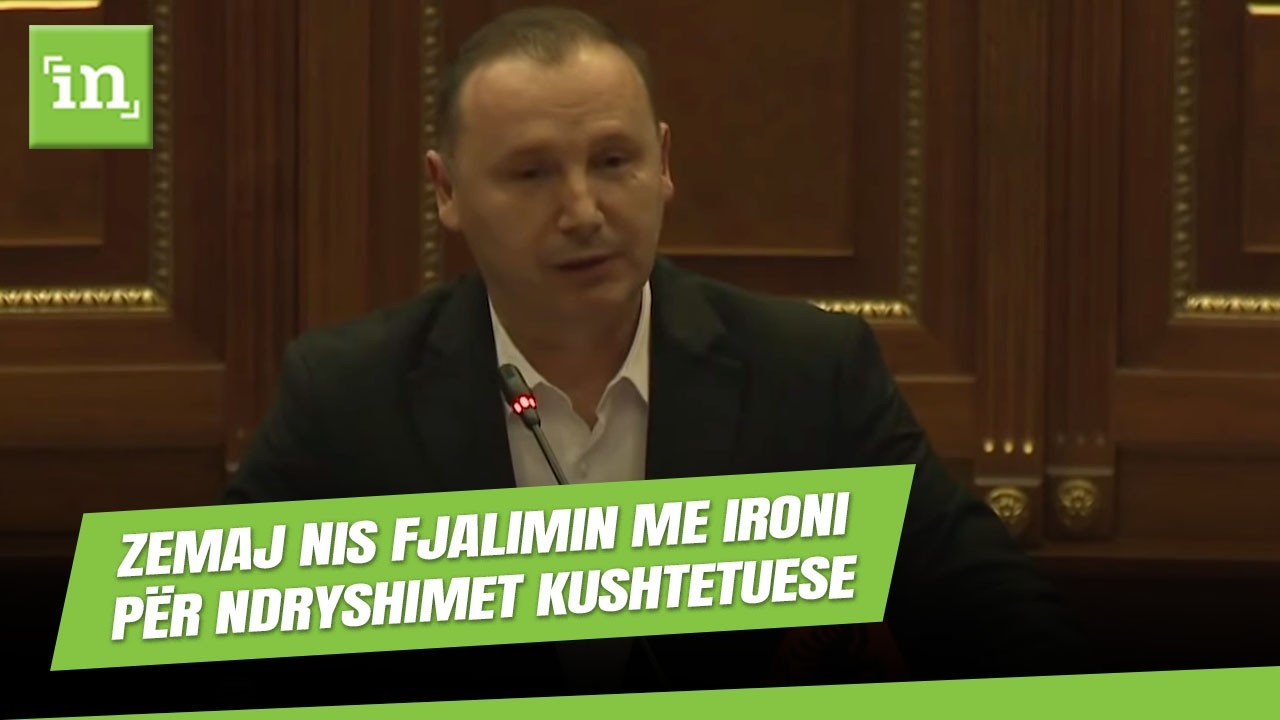 ''Amandamentet e vitit 1912'' -Zemaj nis fjalimin me ironi për ndryshimet kushtetuese