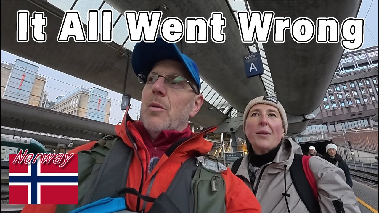 WHAT A DISASTER! 😱 Our NIGHTMARE journey getting to Norway...