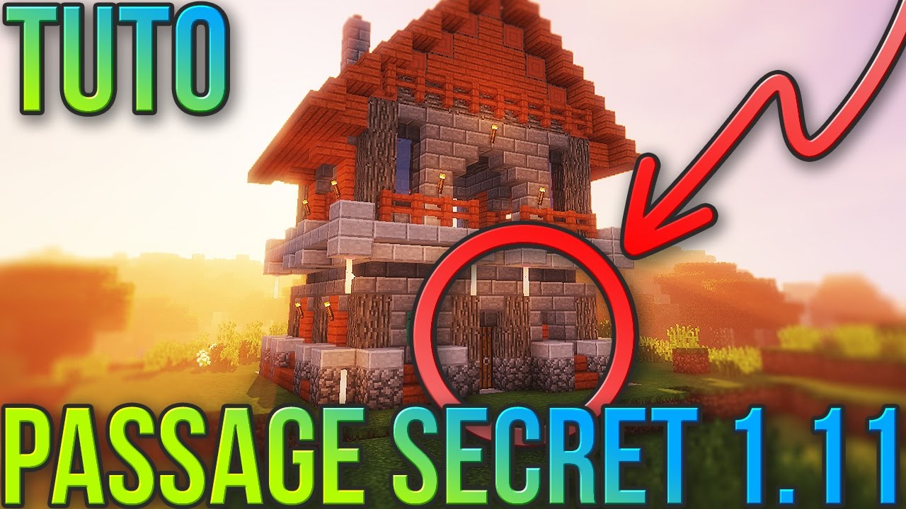 PASSAGE SECRET 1.11 FACILE! | Minecraft