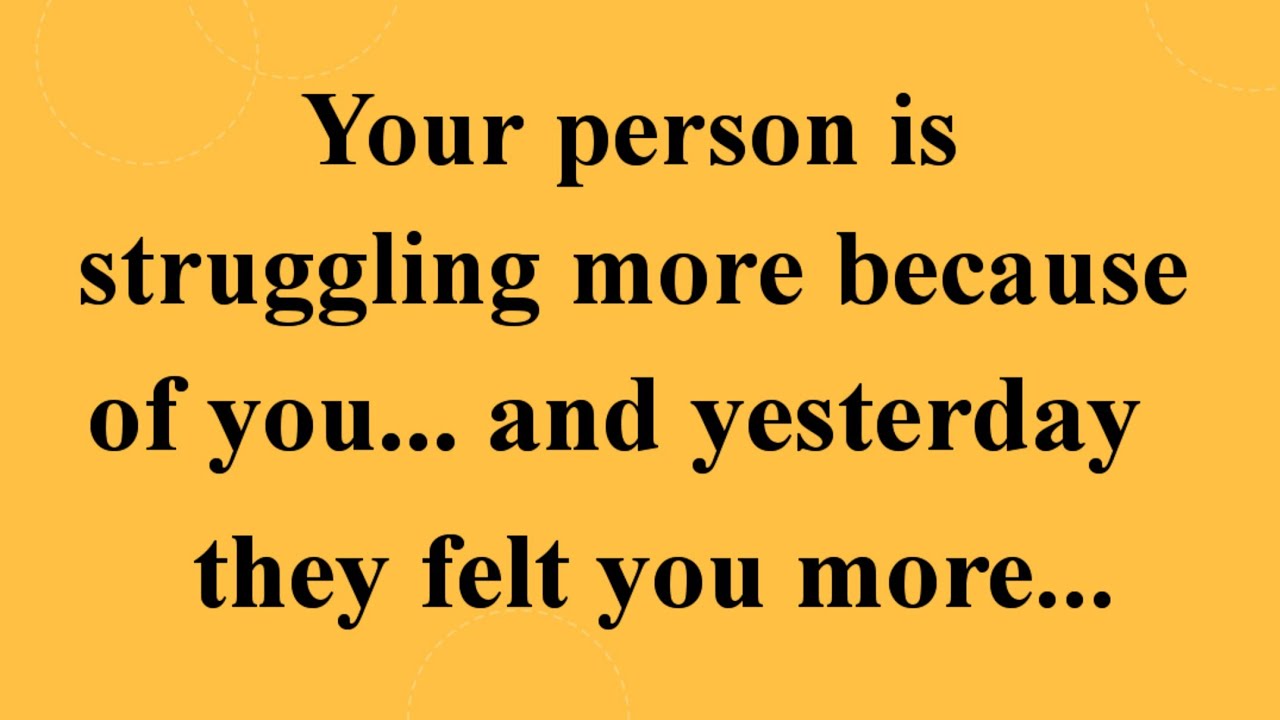 Your Person Is Struggling More Than You Know... Because of You.|| Psychology Facts