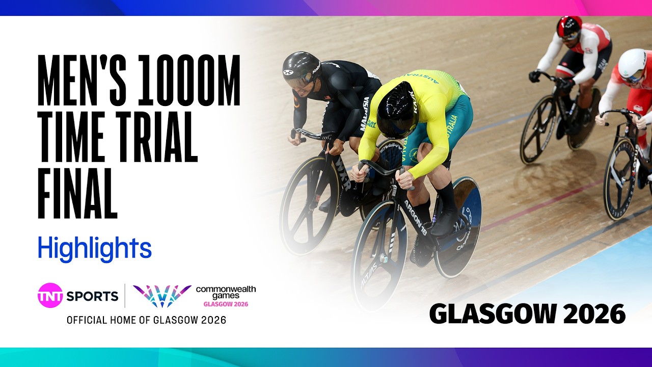 RECORD-BREAKING RIDE! ⏱️ | Cycling Men's 1000m Time Trial Final | Glasgow 2026 Commonwealth Games