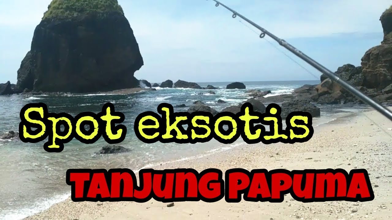 Menjelajahi spot mancing pantai papuma jember